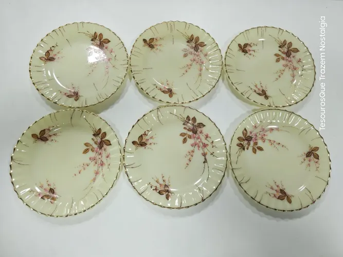 Pratos de Sobremesa Colorex Florido Ed. Ltd 17 cm 6 Unidades
