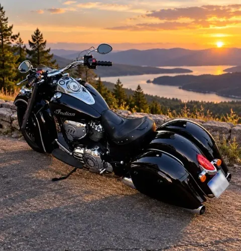 Indian Chieff Classic x Harley Davidson Road King