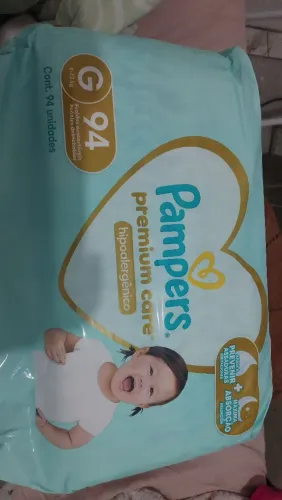 Fraudas premier da Pampers pacotão
