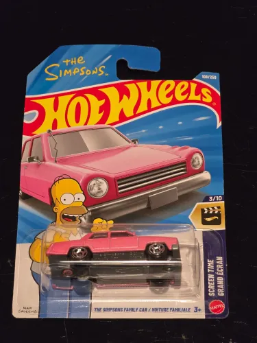 Hot Wheels The Simpsons Family car Homer Simpson