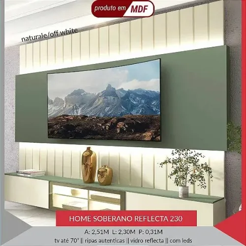Painel soberano 230. Medidas. 2.51x2.30m