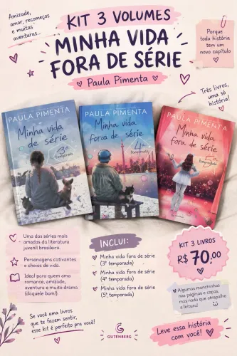 Kit Três Livros Coleção Minha Vida Fora De Série-3,4,5-usado