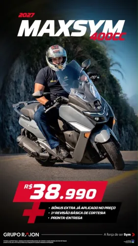 MAXSYM GT 400 - PRA SAIR RÁPIDO! CONSULTOR MATHEUS BORGES