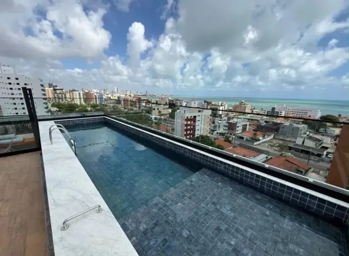 Apartamento Para Locação 60m² 2 Quartos Varanda Vista Mar Parcial Manaíra/João Pessoa