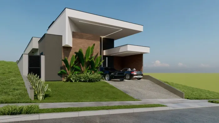 Casa com 3 dormitórios à venda, 162 m² - Condomínio Terras Alpha Nova Esplanada - Votorant
