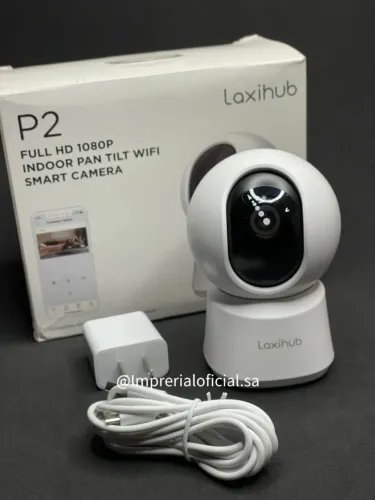 Câmera segurança Wi-Fi Laxihub P2 1080p 360°