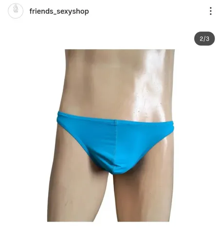 Cueca Lycra P azul