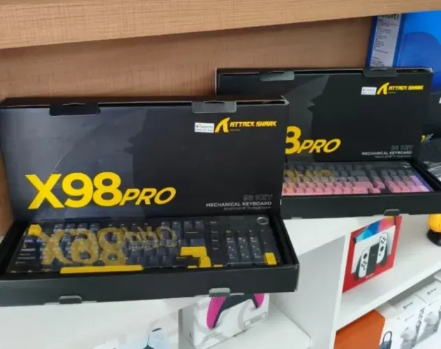 Teclado Gamer ATTACK SHARK X68 PRO HE e X98 PRO, Lacrados, Loja Física, Garantia, Entrega