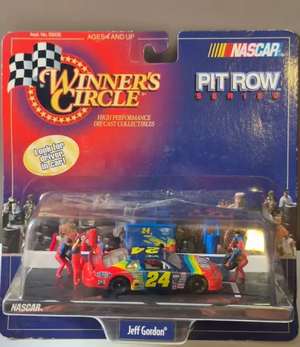 Miniatura Nascar Jeff Gordon Pit Row Diorama Pit Stop