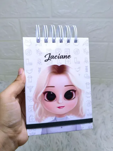 Bloco de Notas Personalizado com Caricatura 