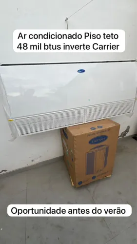 Ar condicionado Piso Teto 48mil btus 220v inverte Carrier 