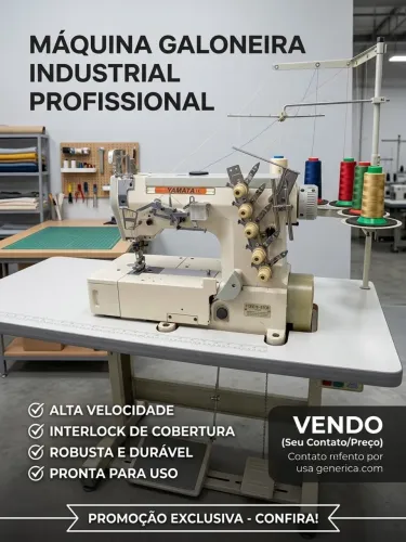 Máquina galoneira