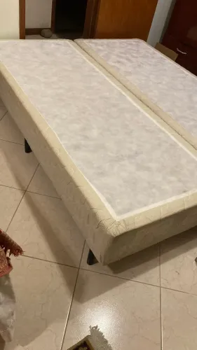 Castor - Base cama box queen de tecido