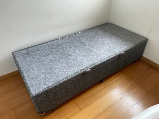 Cama baú solteiro