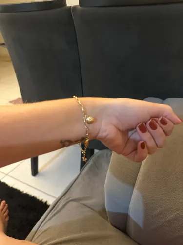 Pulseira ouro 18k , 2.5 g