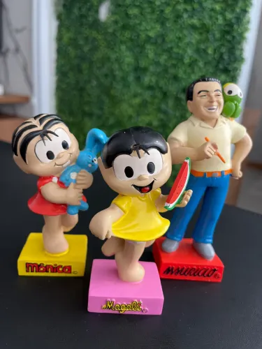Miniaturas (em resina) da Turma da Mônica (Maurício de Souza.