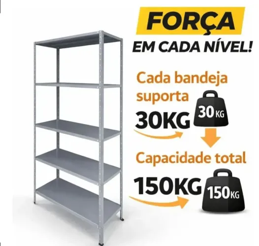 Estante de aço 5 prateleira 