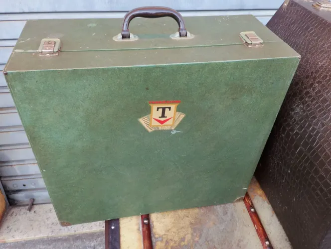 Sanfona Case Todeschini, Caixa Vintage Antiga 