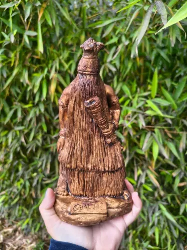 Imagem de gesso Obaluaê/xapanã 23cm