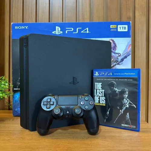 PS4 Slim 1Tb Super Conservado
