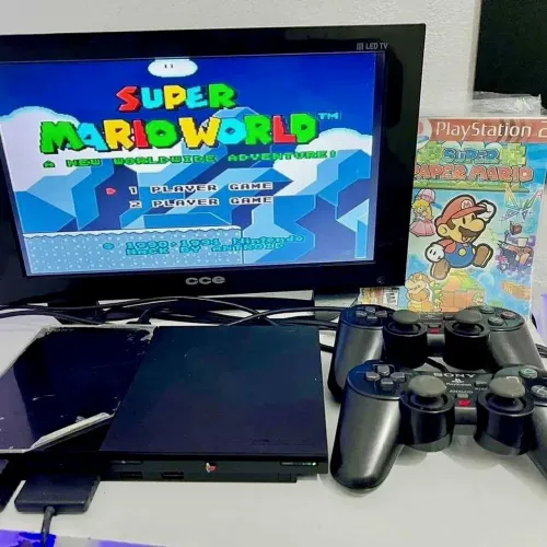 PlayStation 2 2 controles jogos completo 