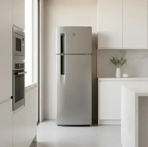 NOVA Geladeira Electrolux Frost Free 320L Duplex Inox Look (TF38S) 220V