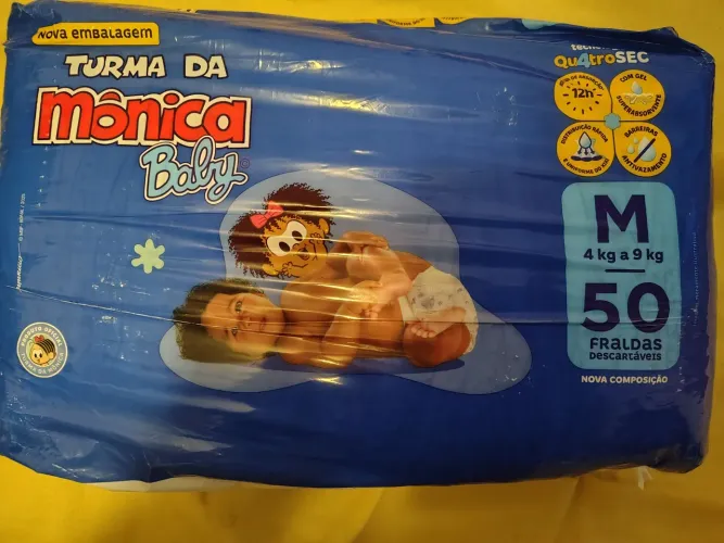 Lote fralda turma da Monica M