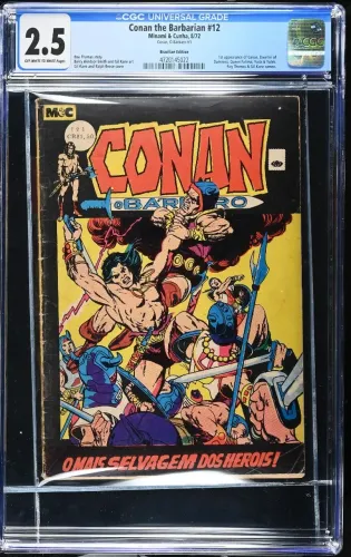Conan #1 CGC (Minami e Cunha). 1ª aparição do Conan no Brasil! Gibi raríssimo e graduado