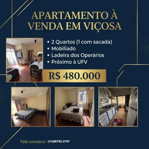 Apartamento Mobiliado em Viçosa ao lado da UFV