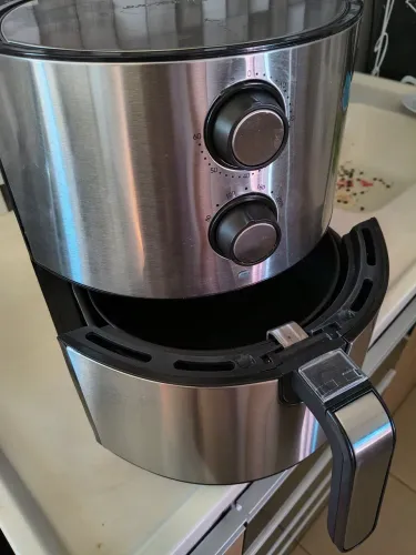 Fritadeira Airfryer Inox LUXO 4,6 Litros