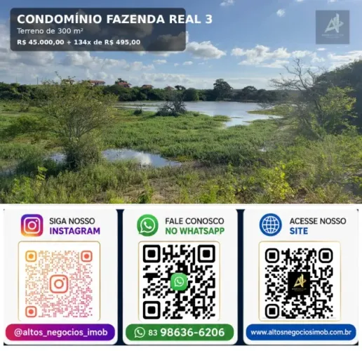 Fazenda Real 3 - Seu Lote em Condomínio Fechado