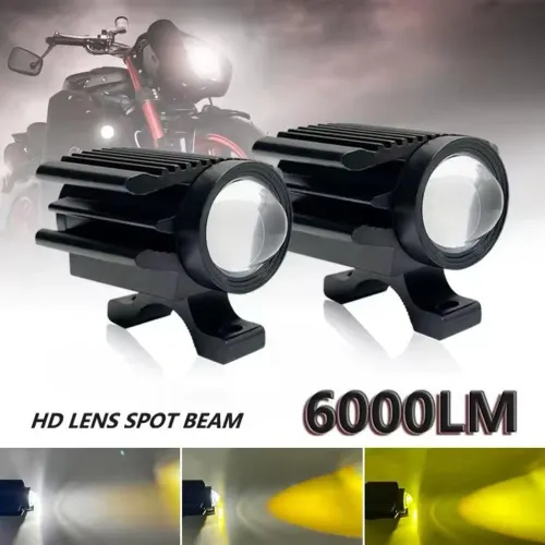 Farol de milha de led moto, farol auxiliar de led moto NOVO), quadriciclo, triciclo, buggy