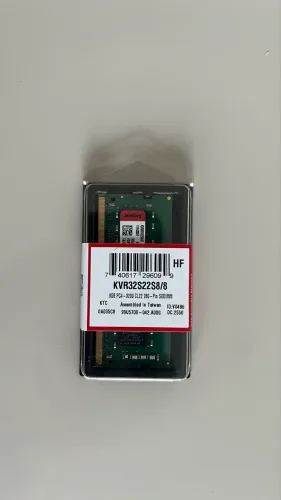 Memória ram 8gb DDR4