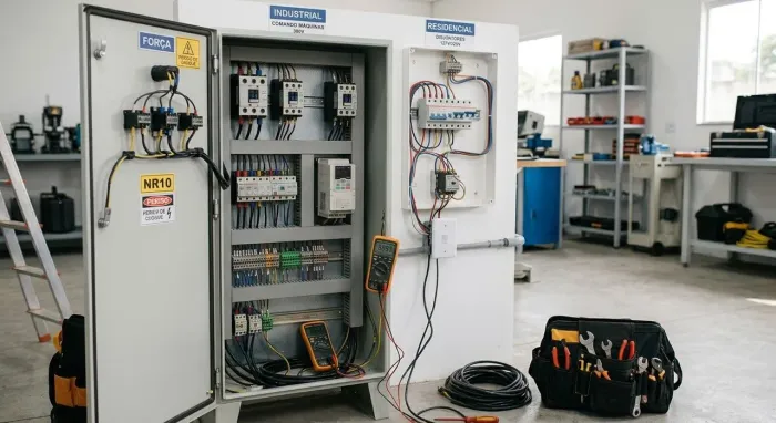Eletricista Residencial e Industrial - Instalação e Manutenção