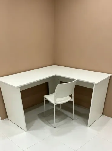 Mesa L para escritório entrega grátis 