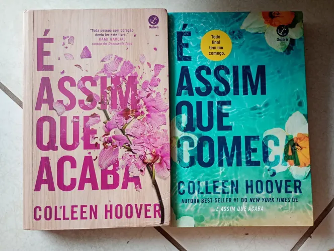 2 Livros É assim que começa + É assim que acaba