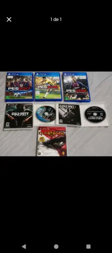Lote de jogos de Playstation