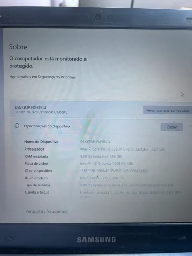 ATIV Book 4 - i5 - 8gb de Ram
