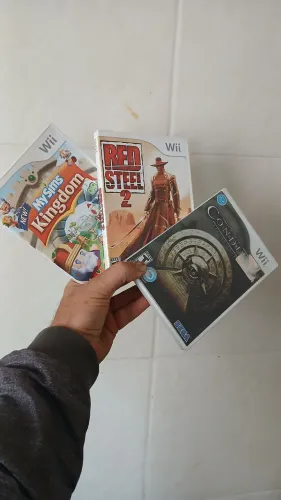 Lote 3 videogames Wii