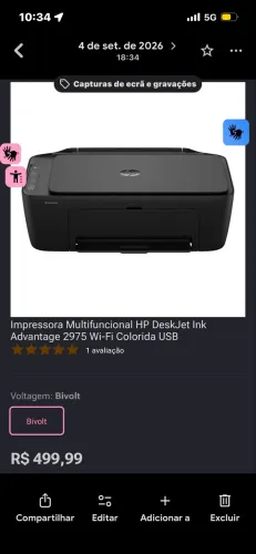 Vendo impressora