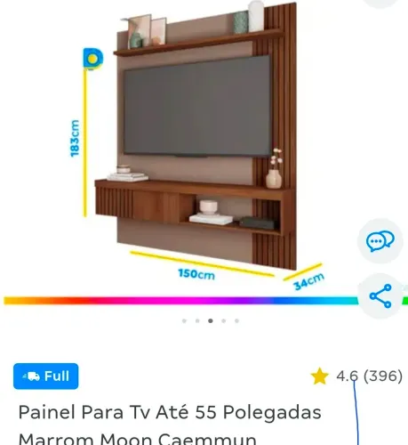 Vende se painel semi novo ate 55 polegadas