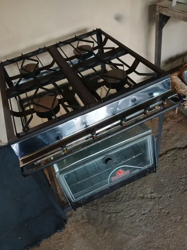 FOGÃO INDUSTRIAL NOVO ALTA PRESSÃO 41 9- *  PEÇA ÚNICA 