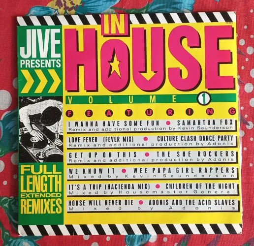 VENDO LP DISCO VINIL JIVE PRESENTS IN HOUSE VOLUME 1