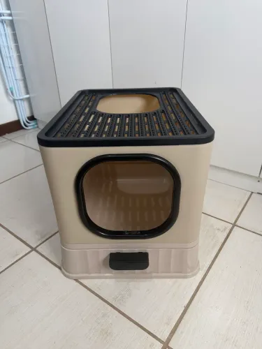 Caixa de areia premium para gato