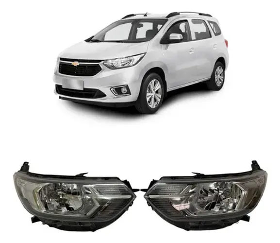 Farol Chevrolet Spin C/ Led Esquerdo 2019 A 2023 Original Esquerdo/motorista
