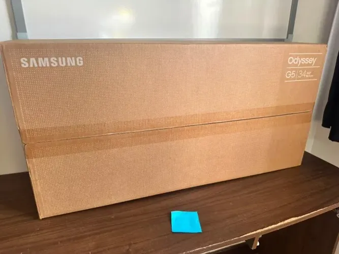 Monitor Gamer Odyssey 34 UltrawideLACRADO! NOVO ! Ultra WQHD, 165Hz, 1ms, Samsung