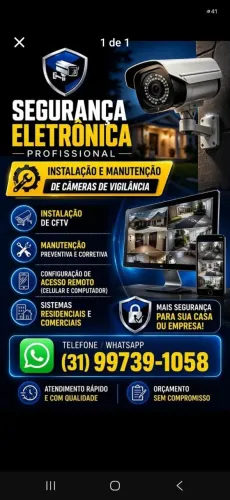 Instalacao e manutencao cameras