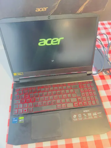Notebook gamer Acer nitro i5 11 geração GTX 1650 4gb 16gb ddr4