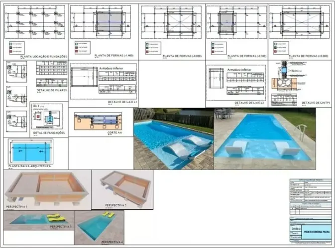Projeto para construir piscina