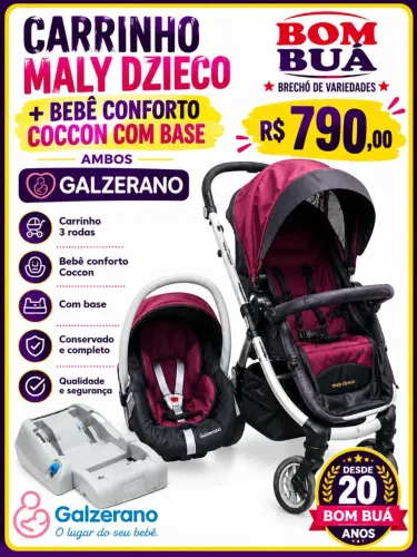 Jogo Carrinho GALZERANO
